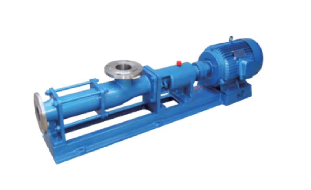 Screw mud pump